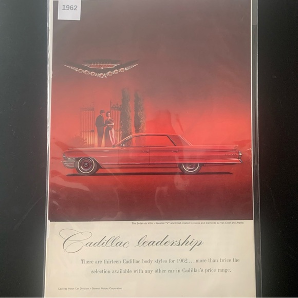 Vintage 1962 Cadillac Sedan de Ville Cadillac Leadership Ad Advertisement - Picture 2 of 2